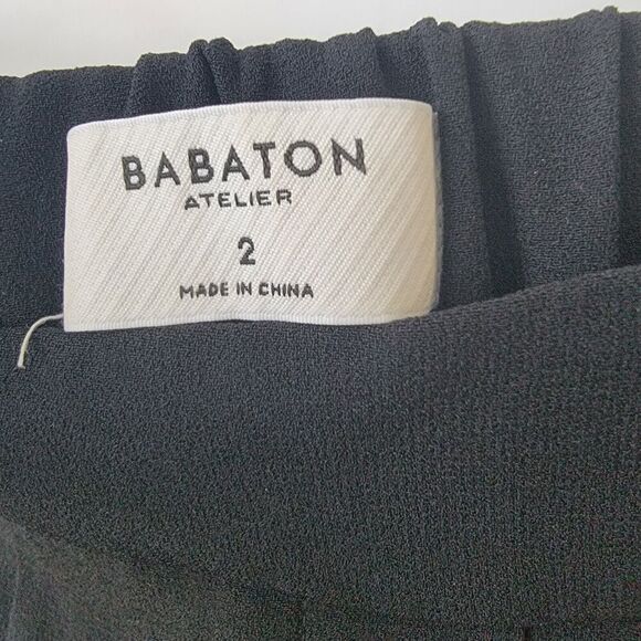 Babaton Ateler Pull-On High Rise Fleece Slim Pant size 2 - Picture 6 of 7